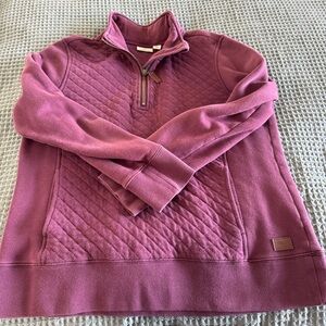 L.L. Bean Quilted Quarter-Zip Pullover